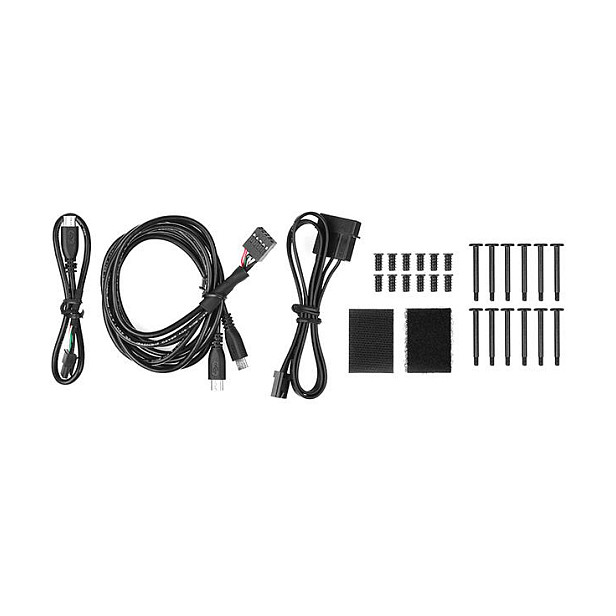 Thermaltake Riing Plus 14 LED RGB Radiator Fan TT Premium Black 3 Pack 140mm