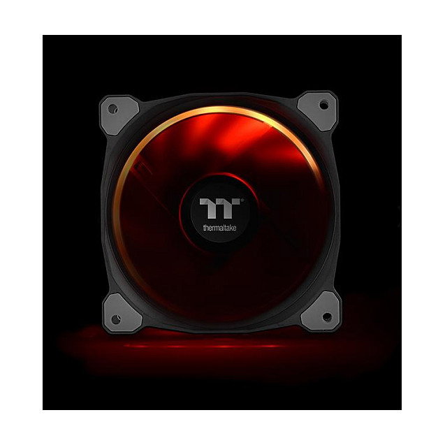 Thermaltake Riing Plus 14 LED RGB Radiator Fan TT Premium Black Pack de 3 unidades, Gris Thermaltake Riing Plus 14 LED RGB Radiator Fan TT Premium Black Pack de 3 unidades, Gris
