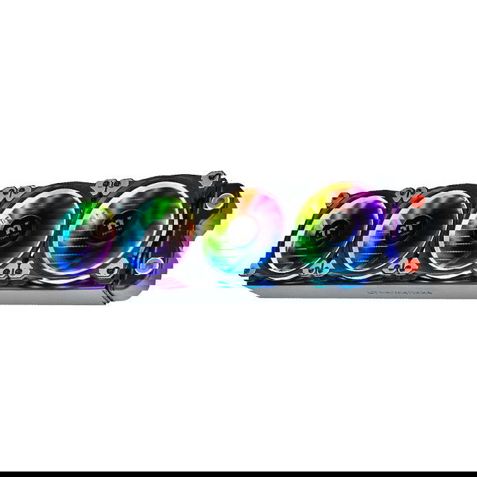 Thermaltake Riing Plus 14 LED RGB Radiator Fan TT Premium Black 3 Pack 140mm