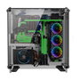 Thermaltake Riing Plus 14 LED RGB Radiator Fan TT Premium Black Pack de 3 unidades, Gris