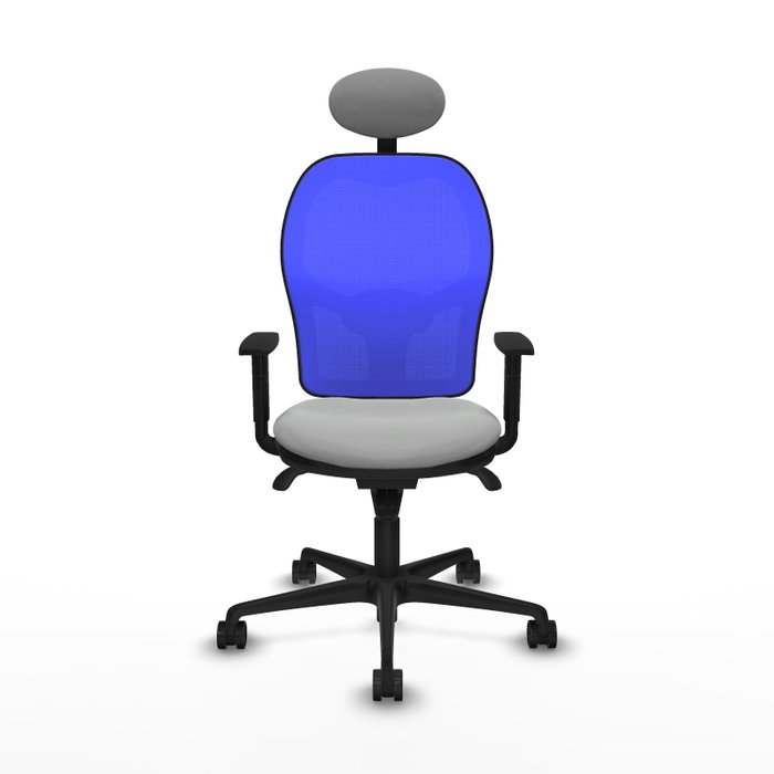 PIQUERAS Y CRESPO Silla de oficina Jorquera Gris claro/Azul PIQUERAS Y CRESPO Silla de oficina Jorquera Gris claro/Azul
