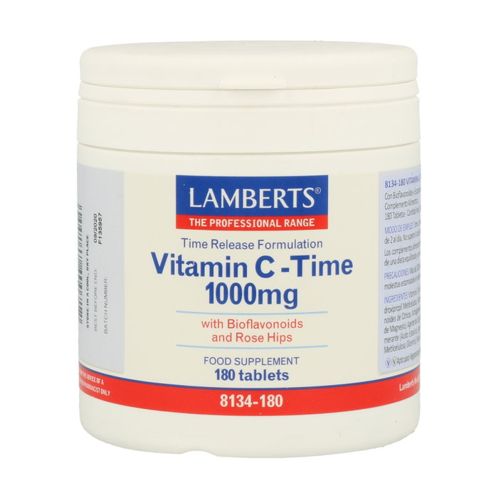 Lamberts Vitamina C 1000mg Liberación Sostenida 180 tabletas Lamberts Vitamina C 1000mg Liberación Sostenida 180 tabletas