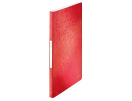 Leitz Carpeta de Fundas WOW Escaparate DIN A4 Rojo