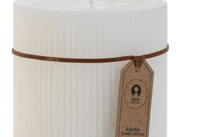 DKD Home Decor Vela de Cera Parafina Algodón 650 gr DKD Home Decor Vela de Cera Parafina Algodón 650 gr