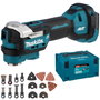 Makita DTM52ZJX2 Multiherramienta Inalámbrica 18V con 33 Accesorios