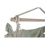 DKD Home Decor Silla Colgante de Algodón y Madera con Borlas, Verde