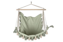 DKD Home Decor Silla Colgante Terraza Y Jardin Verde 50 x 135 x 100 cm