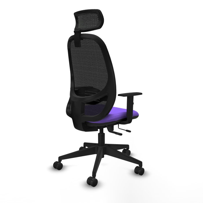 PIQUERAS Y CRESPO Silla de oficina Cilanco con mecanismo Sincro/Traslack, Lila y Negro PIQUERAS Y CRESPO Silla de oficina Cilanco con mecanismo Sincro/Traslack, Lila y Negro