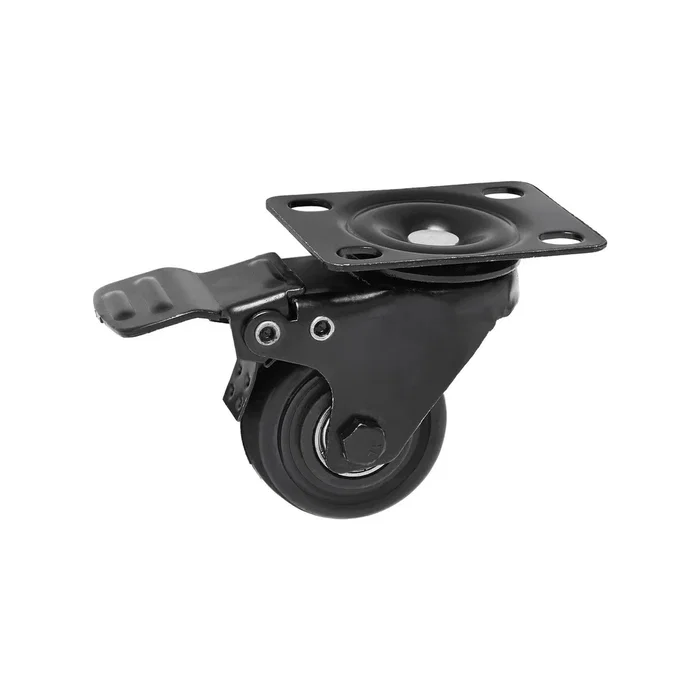 V7 Kit de Ruedas Giratorias RM4CASTERS-1E, Accesorio para Bastidor de Armario o Estación de Carga (4 Ruedas, Negro, Herramientas Incluidas)