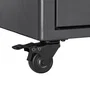 V7 Kit de Ruedas Giratorias RM4CASTERS-1E, Accesorio para Bastidor de Armario o Estación de Carga (4 Ruedas, Negro, Herramientas Incluidas)