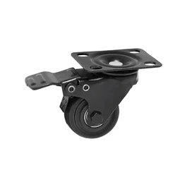 V7 Kit de Ruedas Giratorias RM4CASTERS-1E, Accesorio para Bastidor de Armario o Estación de Carga (4 Ruedas, Negro, Herramientas Incluidas)