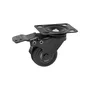 V7 Kit de Ruedas Giratorias RM4CASTERS-1E, Accesorio para Bastidor de Armario o Estación de Carga (4 Ruedas, Negro, Herramientas Incluidas)
