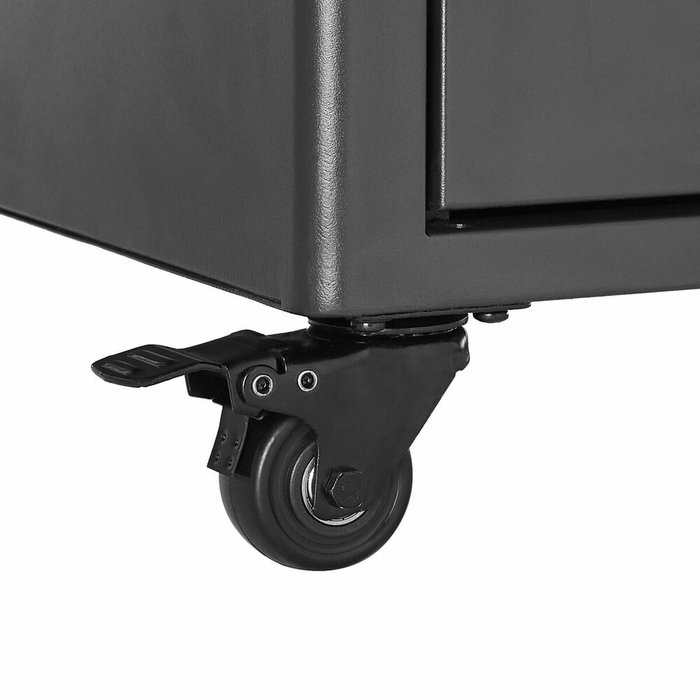 V7 RM4CASTERS-1E Ruedas giratorias de caucho y acero