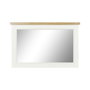 DKD Home Decor Espejo de Paulownia Beige 90x60 cm