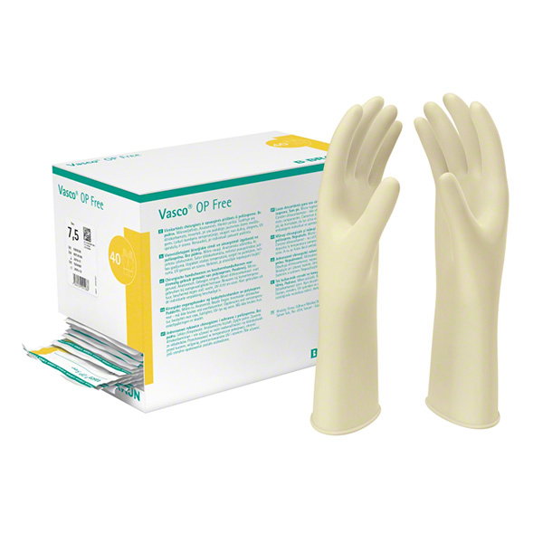 B. Braun Guantes de cirugía Vasco OpFree sin látex ni polvo talla 7 B. Braun Guantes de cirugía Vasco OpFree sin látex ni polvo talla 7