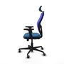 PIQUERAS Y CRESPO Silla de oficina Jorquera Azul con mecanismo Sincro/Traslack