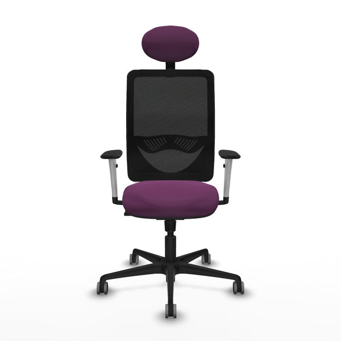 PIQUERAS Y CRESPO Silla de oficina Zulema con Mecanismo Sincro, Morado y Negro PIQUERAS Y CRESPO Silla de oficina Zulema con Mecanismo Sincro, Morado y Negro