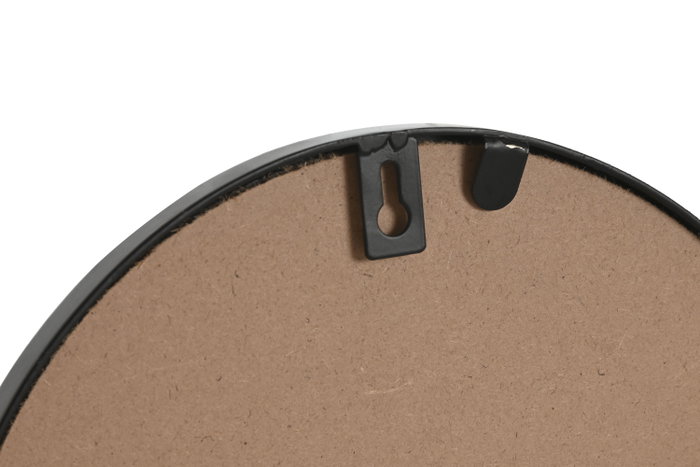 DKD Home Decor Decoración de Pared Árbol Negro Metal y Espejo 25x25 cm
