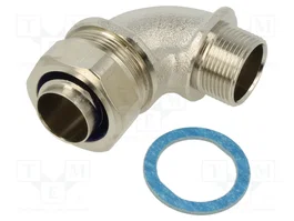 HELLERMANNTYTON Conector angular 90° M25 HelaGuard PCS-EI