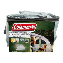 Coleman Sunwall L - Pared Lateral con Puerta para Event Shelter Pro L 3.65m, Toldo, Plata, Poliéster, 1 Puerta