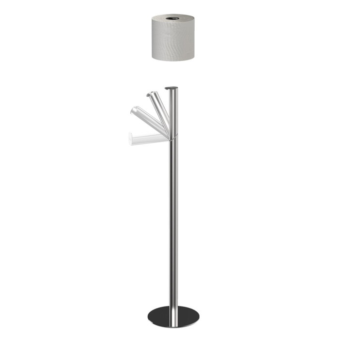 Joseph Joseph EasyStore Luxe Soporte 2 en 1 para Papel Higiénico en Acero Inoxidable