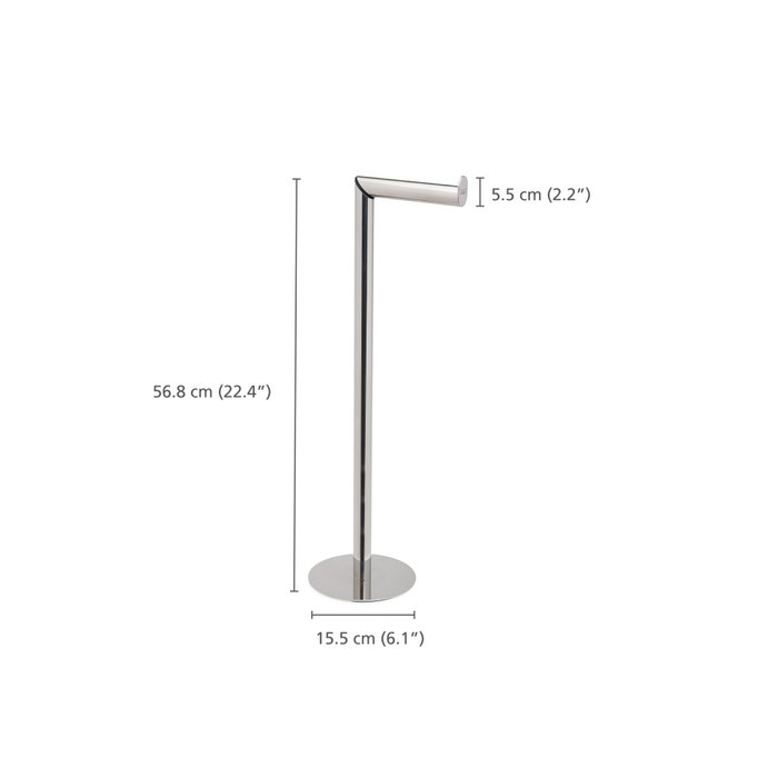 Joseph Joseph EasyStore Luxe Soporte 2 en 1 para Papel Higiénico en Acero Inoxidable