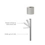 Joseph Joseph EasyStore Luxe Soporte 2 en 1 para Papel Higiénico en Acero Inoxidable