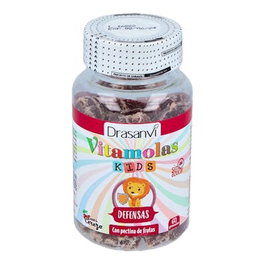 DRASANVI Vitamolas Defensas Kids 50 Gominolas para el Sistema Inmunitario Infantil con Jalea Real y Vitamina C Sabor Naranja
