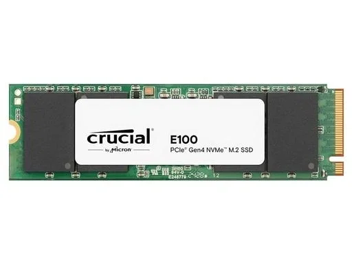 Crucial E100 1 TB M.2 NVMe PCIe 4.0 SSD Crucial E100 1 TB M.2 NVMe PCIe 4.0 SSD