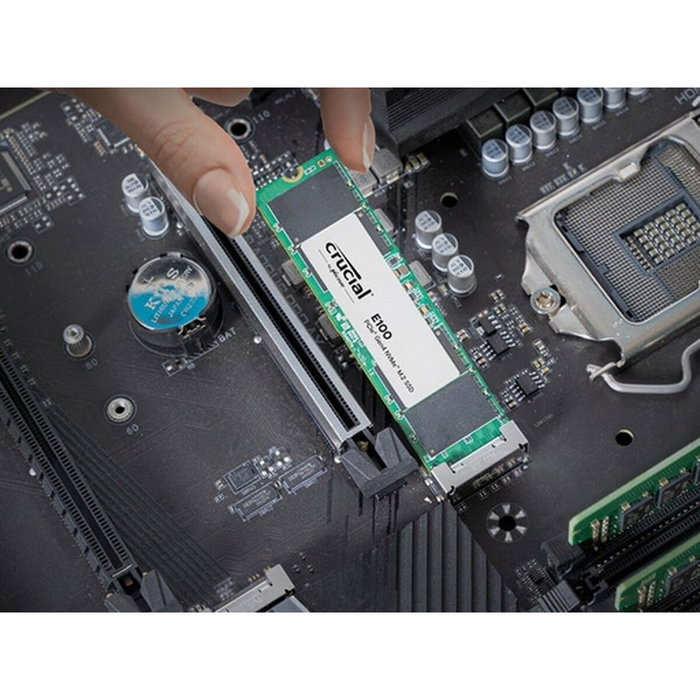 Crucial E100 1 TB M.2 NVMe PCIe 4.0 SSD Crucial E100 1 TB M.2 NVMe PCIe 4.0 SSD
