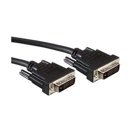 ROLINE Cable DVI-D Dual Link ITB RO11.04.5599, 20 metros, Conectores Macho 24+1, Negro, Blindado Magnéticamente