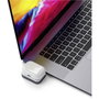 Satechi USB-C Wireless Charging Dock para AirPods, Blanco / Gris