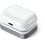 Satechi USB-C Wireless Charging Dock para AirPods, Blanco / Gris