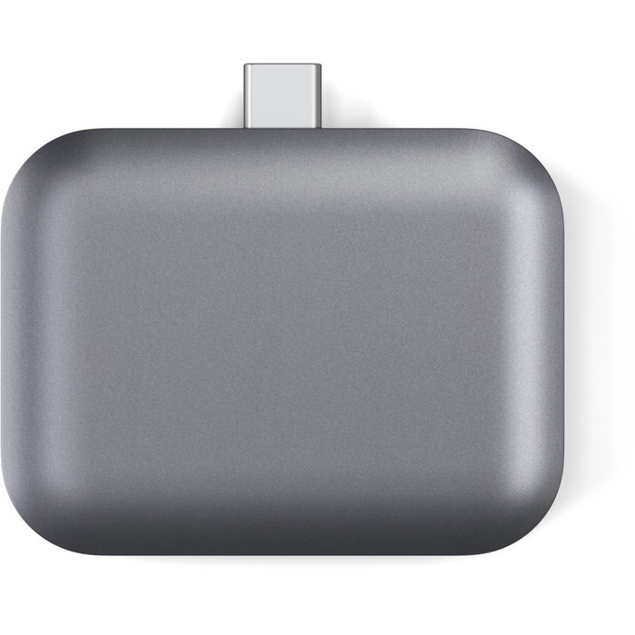Satechi USB-C Wireless Charging Dock para AirPods, Blanco / Gris