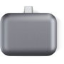 Satechi USB-C Wireless Charging Dock para AirPods, Blanco / Gris