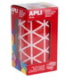Apli Gomets Triangulares Rojos de 20 mm - Rollo de 2832 Unidades