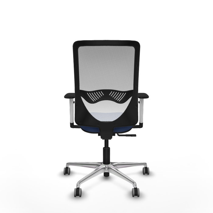 PIQUERAS Y CRESPO Silla de oficina Zulema con mecanismo Sincro, Azul marino y Blanco PIQUERAS Y CRESPO Silla de oficina Zulema con mecanismo Sincro, Azul marino y Blanco