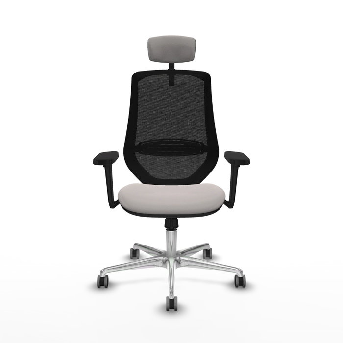 PIQUERAS Y CRESPO Silla de oficina Mardos con Mecanismo Sincro, Blanco y Negro PIQUERAS Y CRESPO Silla de oficina Mardos con Mecanismo Sincro, Blanco y Negro