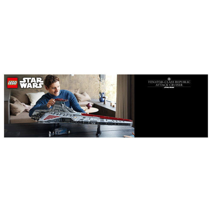 LEGO Star Wars Crucero de Ataque Clase Venator de la República 75367 5374 Piezas