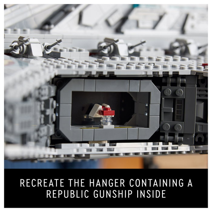 LEGO Star Wars Crucero de Ataque Clase Venator de la República 75367 5374 Piezas