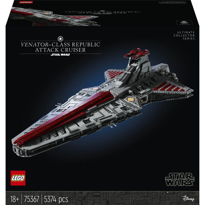 LEGO Star Wars Crucero de Ataque Clase Venator de la República 75367