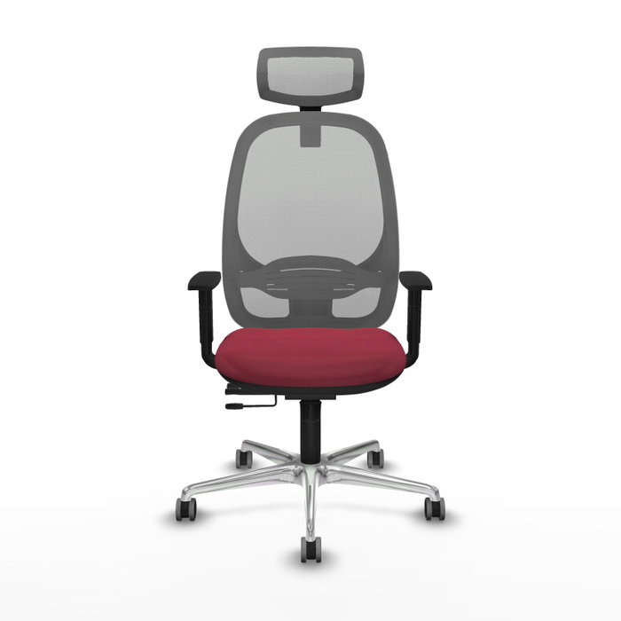 PIQUERAS Y CRESPO Silla de oficina Cilanco con mecanismo Sincro/Traslack, Granate y Gris PIQUERAS Y CRESPO Silla de oficina Cilanco con mecanismo Sincro/Traslack, Granate y Gris