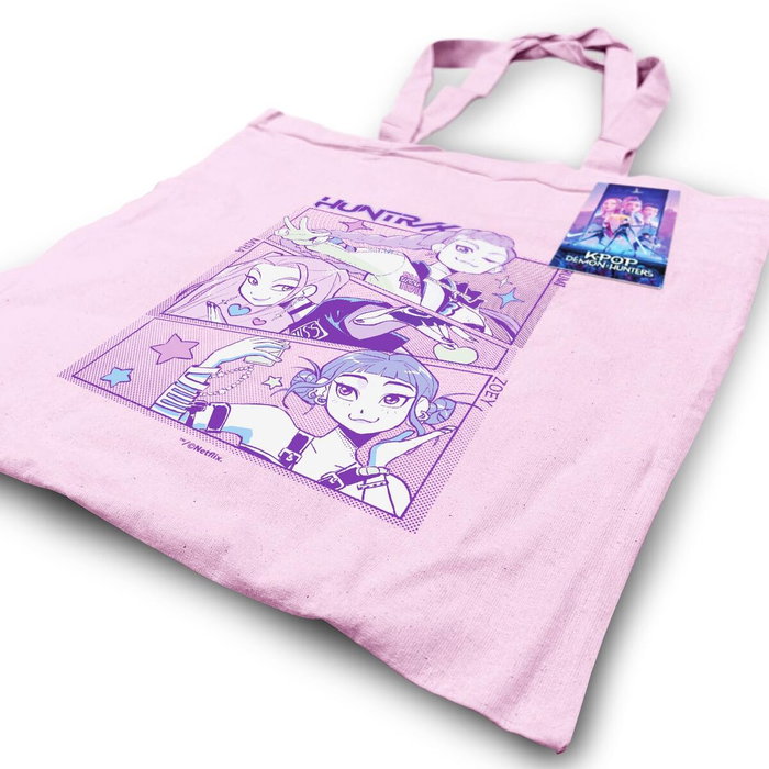 Pyramid International Bolso de Mano Totebag Rosa K-Pop Demon Hunters Pyramid International Bolso de Mano Totebag Rosa K-Pop Demon Hunters