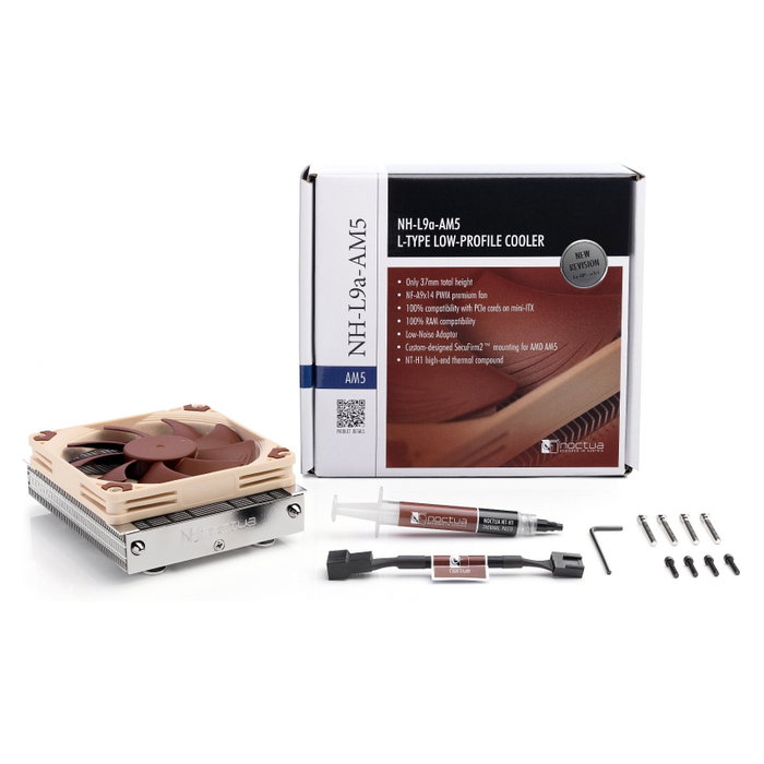 NOCTUA NH-L9a-AM5 Refrigerador de CPU para socket AMD AM5 NOCTUA NH-L9a-AM5 Refrigerador de CPU para socket AMD AM5