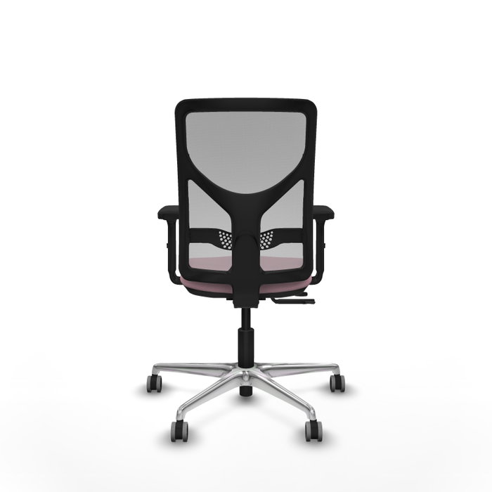 PIQUERAS Y CRESPO Silla de oficina Motilla Rosa y Gris PIQUERAS Y CRESPO Silla de oficina Motilla Rosa y Gris