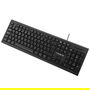 Tacens Teclado Anima AK02ES Negro USB Alámbrico de Tamaño Completo con Teclado Numérico para Windows, macOS, Linux - Membrana de Alto Rendimiento