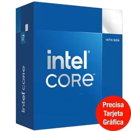 Intel Core i7-14700F 5.4GHz 14ª Generación Socket 1700 20 Núcleos 28 Subprocesos 33MB Cache - Procesador Box (BX8071514700F)