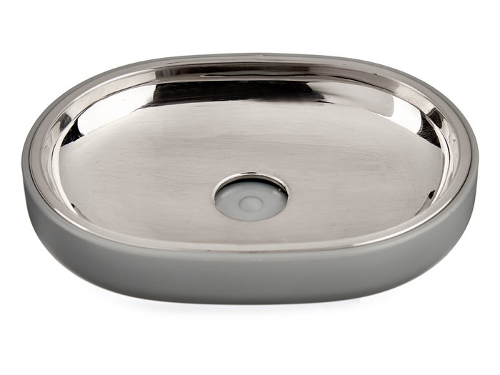 Berilo Jabonera Plateada Gris Plástico 13x9.5x2.5 cm (Set de 12) Berilo Jabonera Plateada Gris Plástico 13x9.5x2.5 cm (Set de 12)