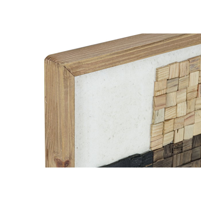 DKD Home Decor Cuadro de Madera Reciclada 42x62 cm Natural