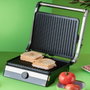 Jata Hogar Grill de asar doble 2000 W con apertura de 180°